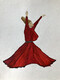 Dancing Darwish, 12.5 x 9.5 inches sold